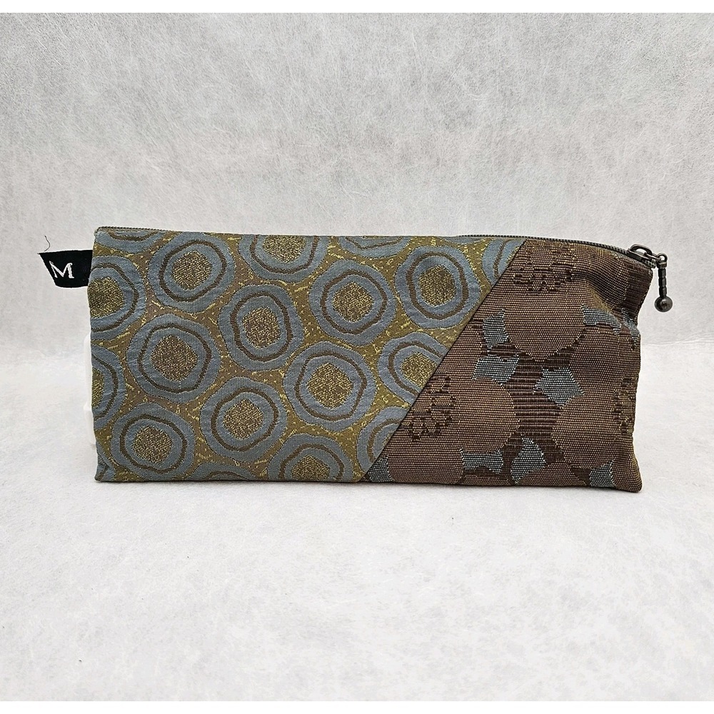 Cosmetic Bag Maruca Designs Boulder, CO Lined 9" x 4" Make-up Travel Pouch - Picture 2 of 7